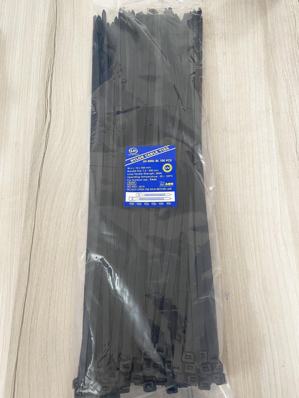 dây rút nhựa uv 10x500mm (50cm) - dây rút chuyên dụng ngoài trời