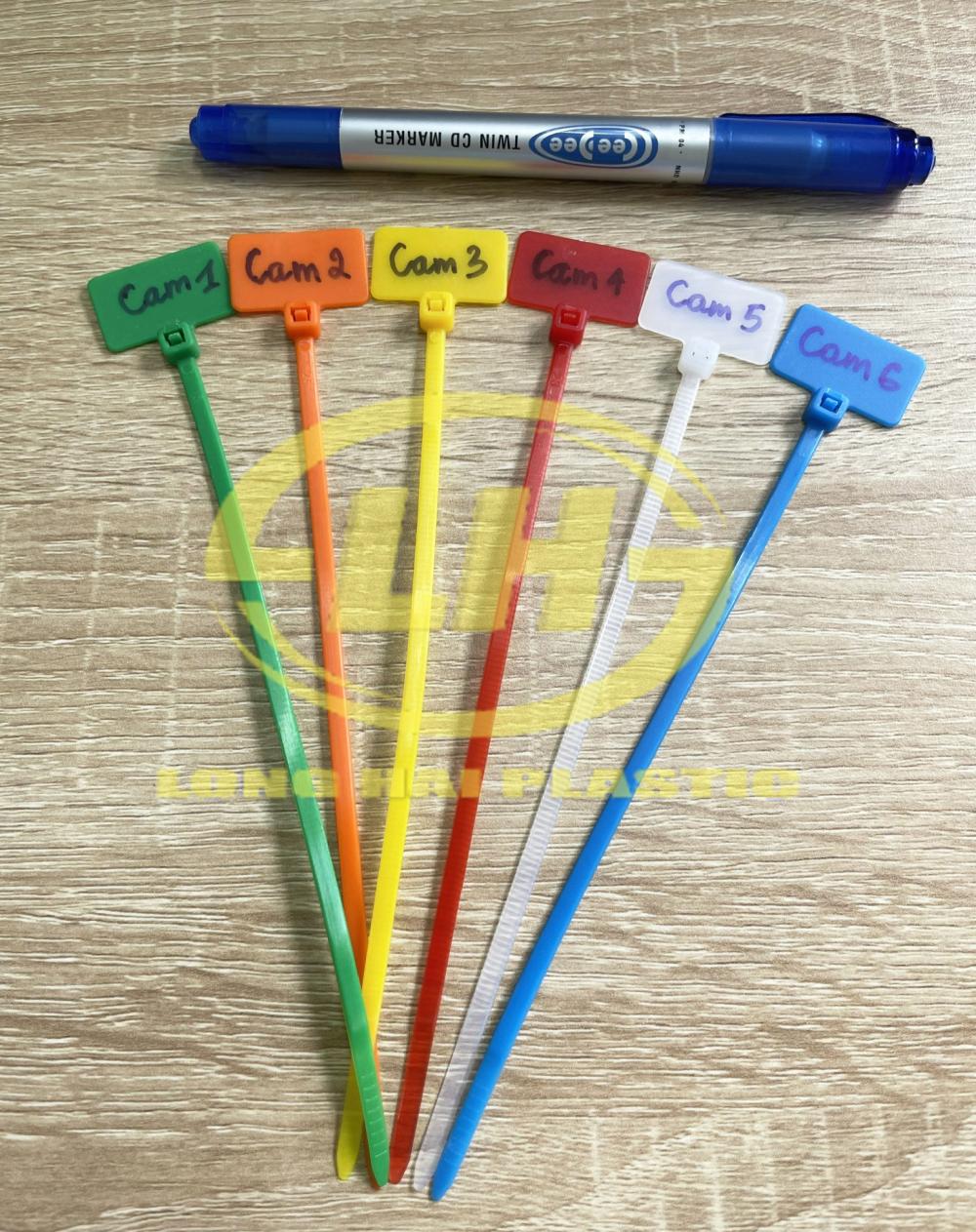 Dây rút nhựa đánh dấu - Dây rút thẻ tag